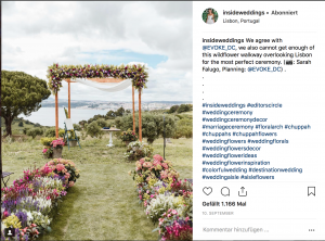 Instagram Inspiration für die Hochzeit