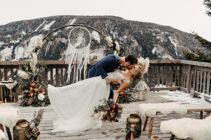 winter wedding in Austria
