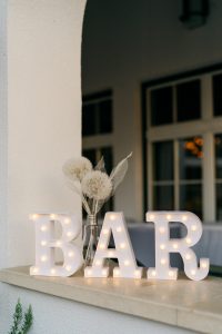 Bar Schild Hochzeit