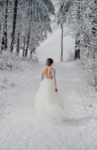 Brautkleid Winterhochzeit